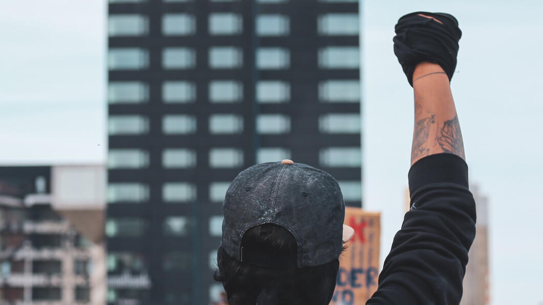 BLM-protest Rotterdam