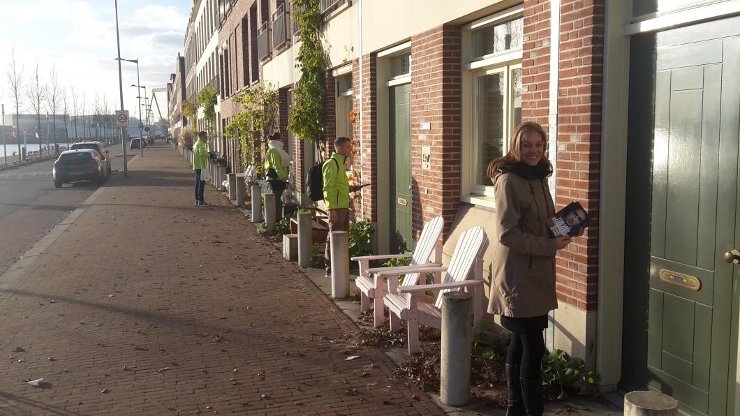 GroenLinks belt aan op Katendrecht GroenLinks komt langs op Katendrecht