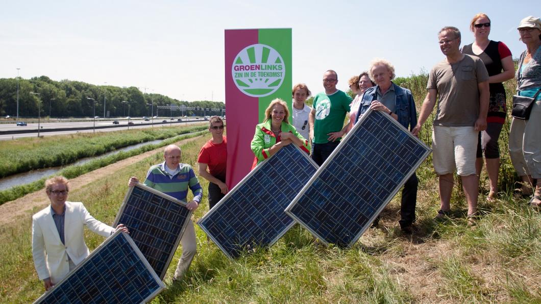 Presentatie plan Zon in Terbregge met onder andere Arno Bonte, Judith Bokhove en Henk Kamps