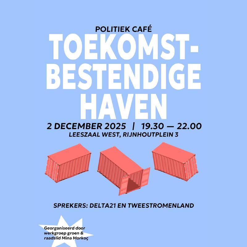 Politiek cafe toekomstbestendige haven