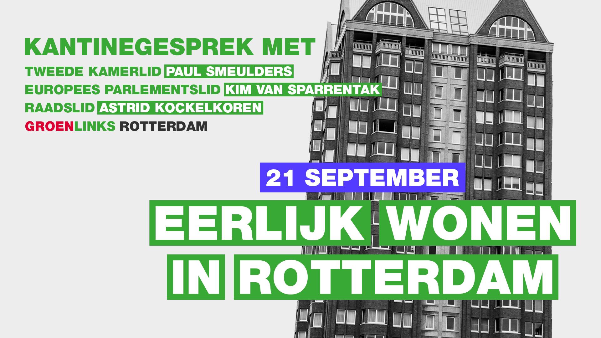 21 september: Eerlijk wonen in Rotterdam